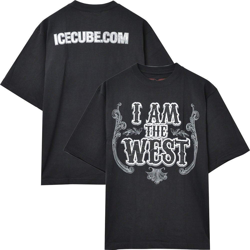【廃番ラスト販売/特別価格】ICE CUBE アイスキューブ - I AM THE WEST / バックプリントあり / Tシャツ / メンズ - PGS